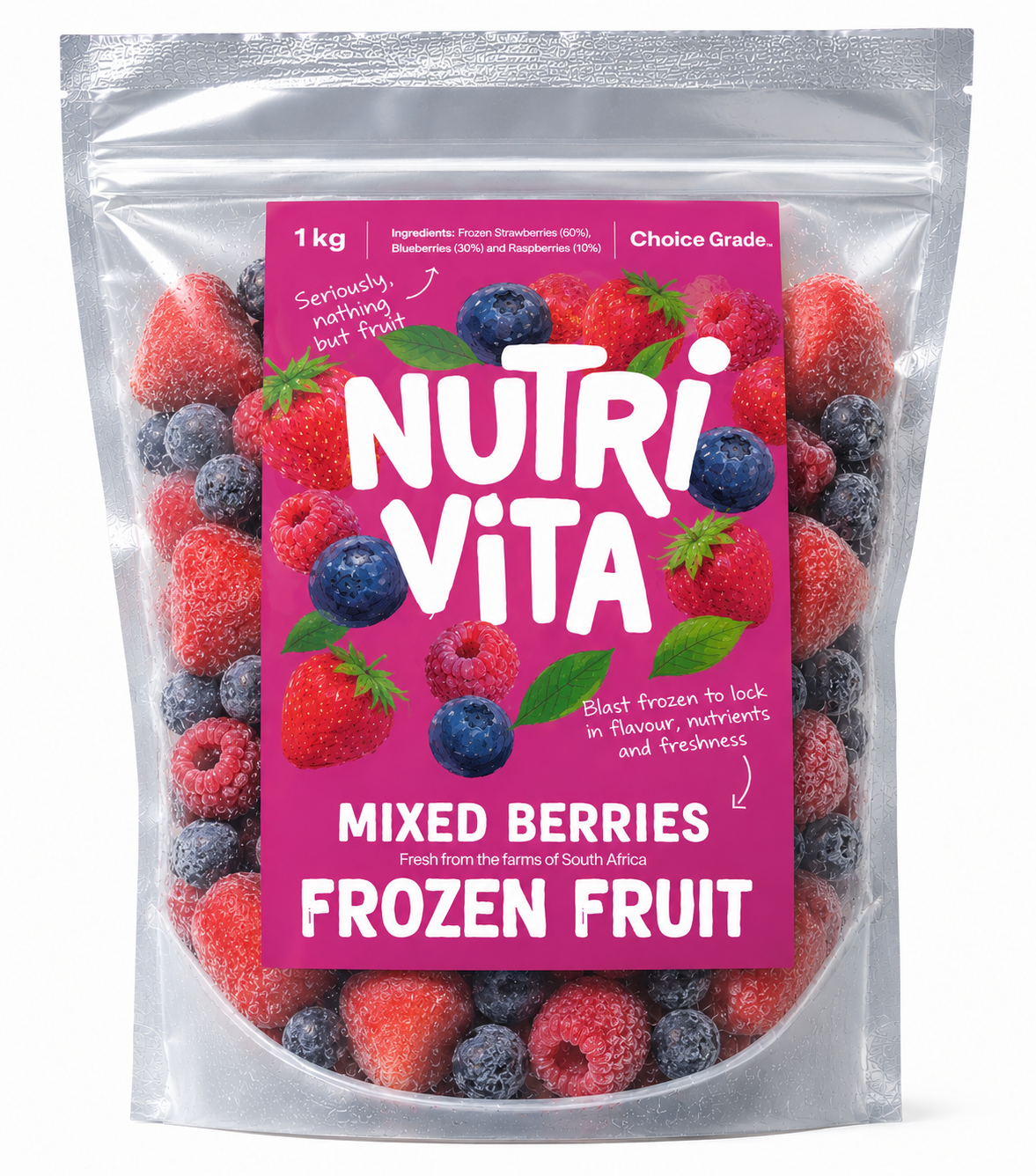 Frozen Mixed Berries — 3 x 1kg