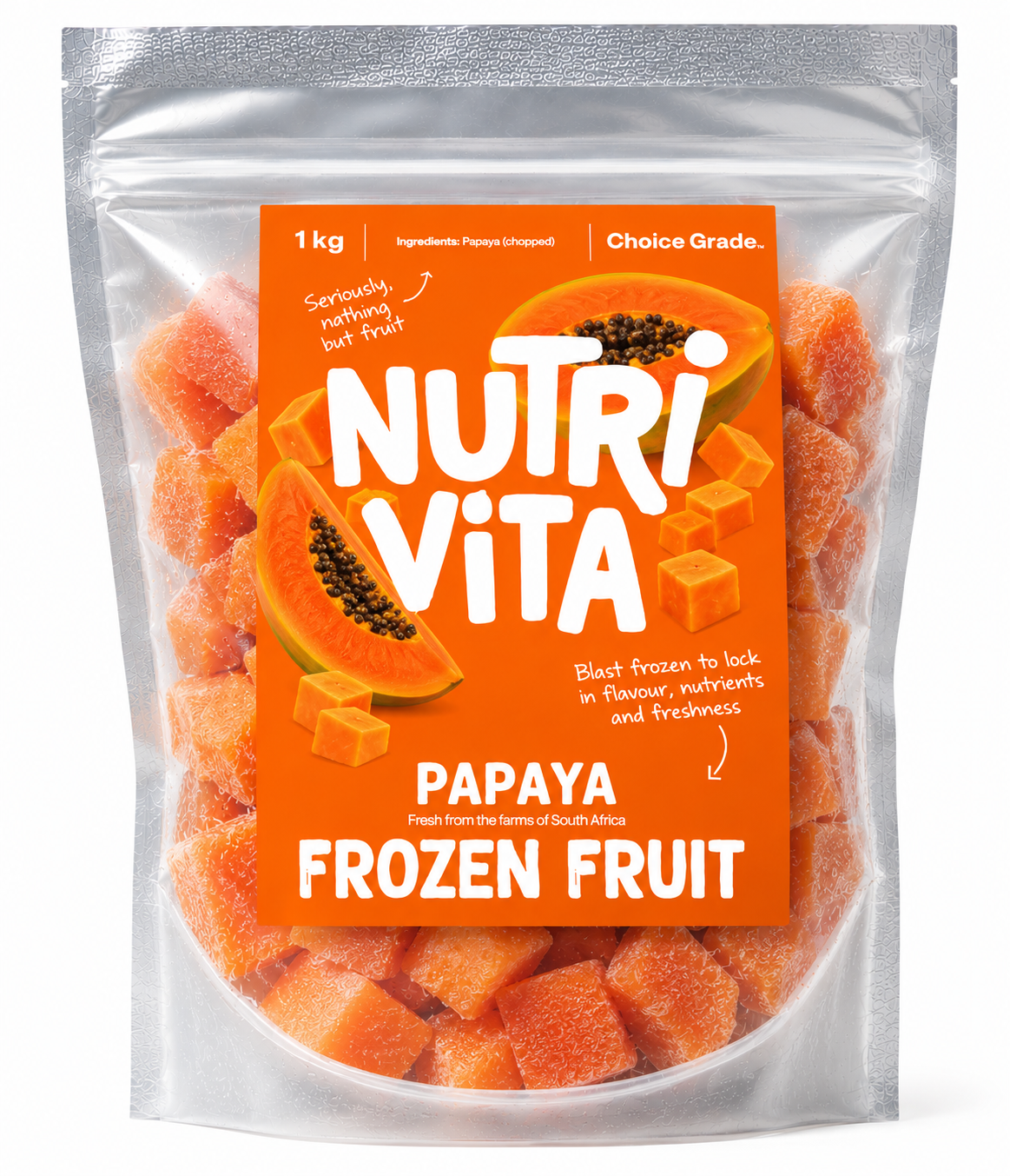 Frozen Papaya — 3 x 1kg