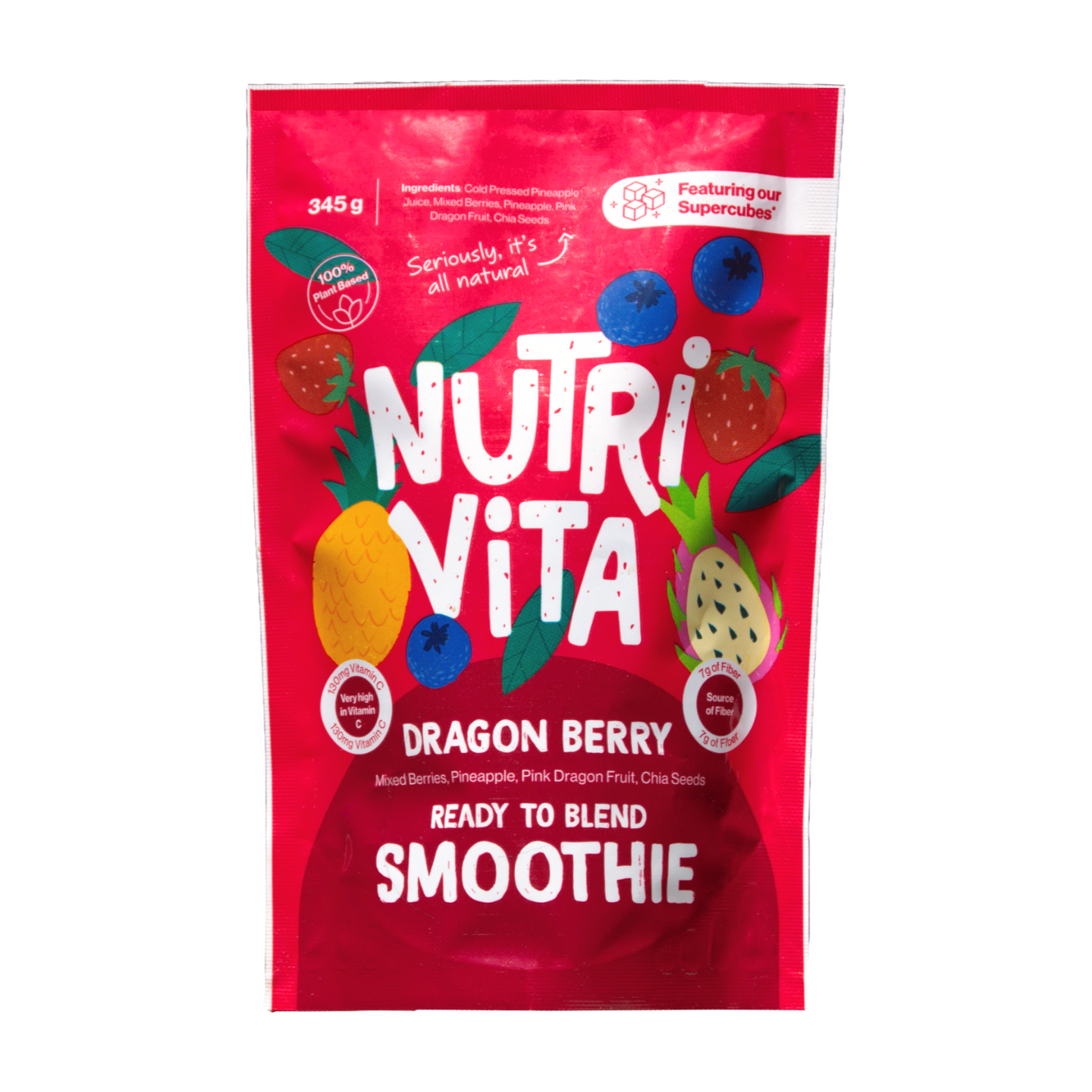 Dragon Berry Superfood Smoothie - 6pc