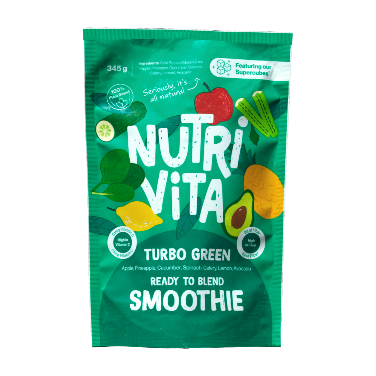 Turbo Green Superfood Smoothie - 6pc