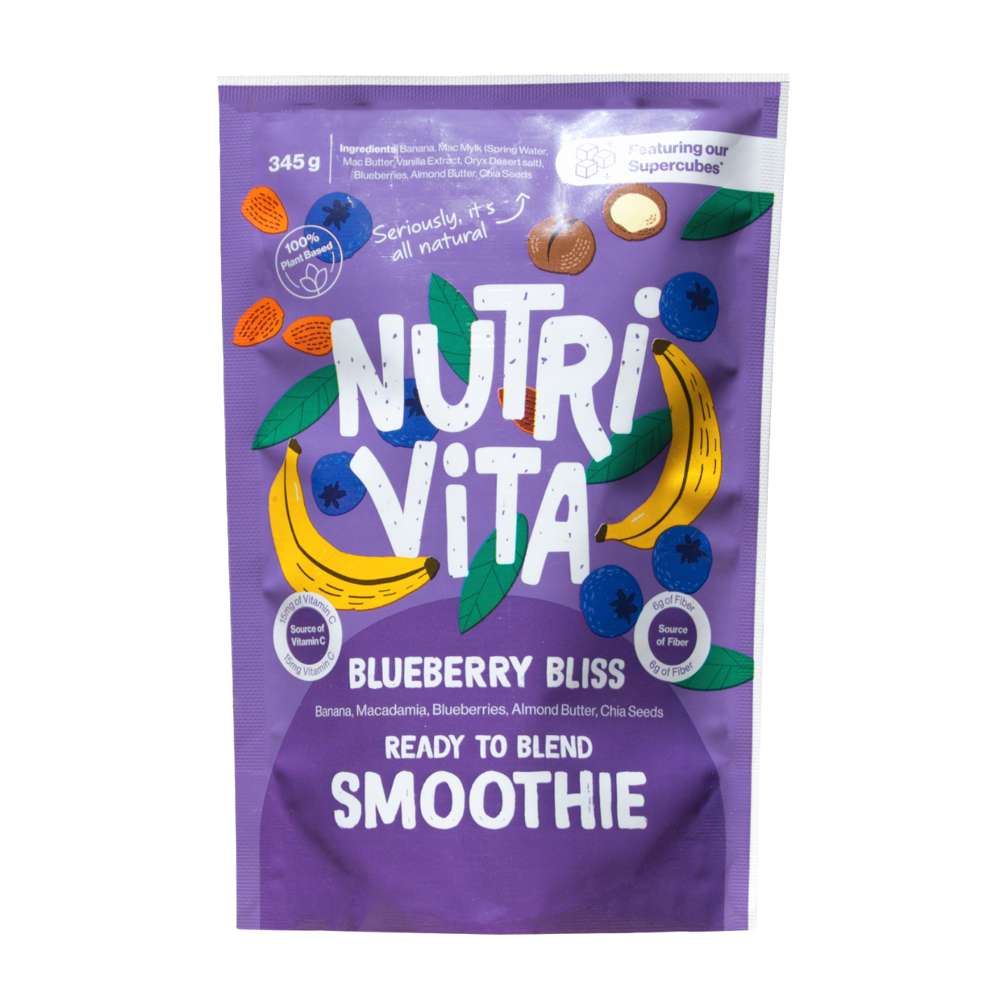 BlueBerry Bliss Superfood Smoothie - 6pc