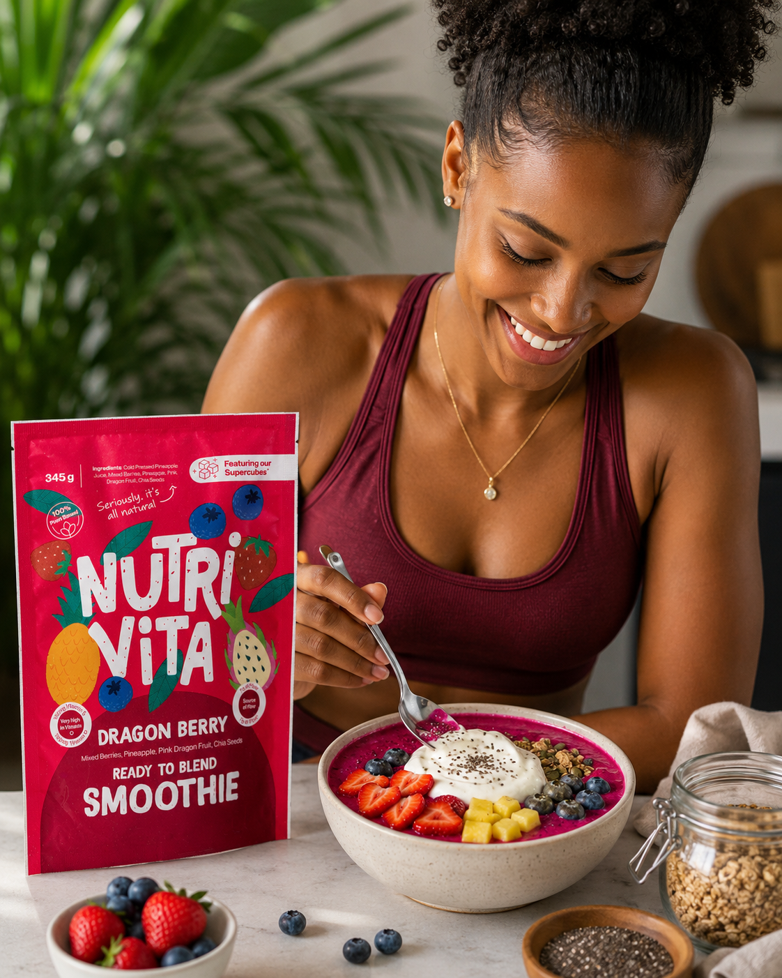 Dragon Berry Superfood Smoothie - 6pc