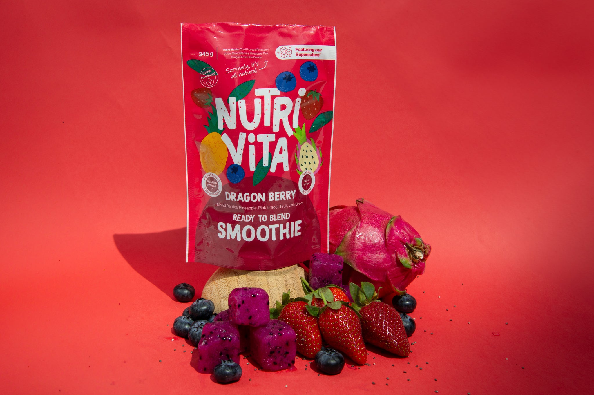 Dragon Berry Superfood Smoothie - 6pc