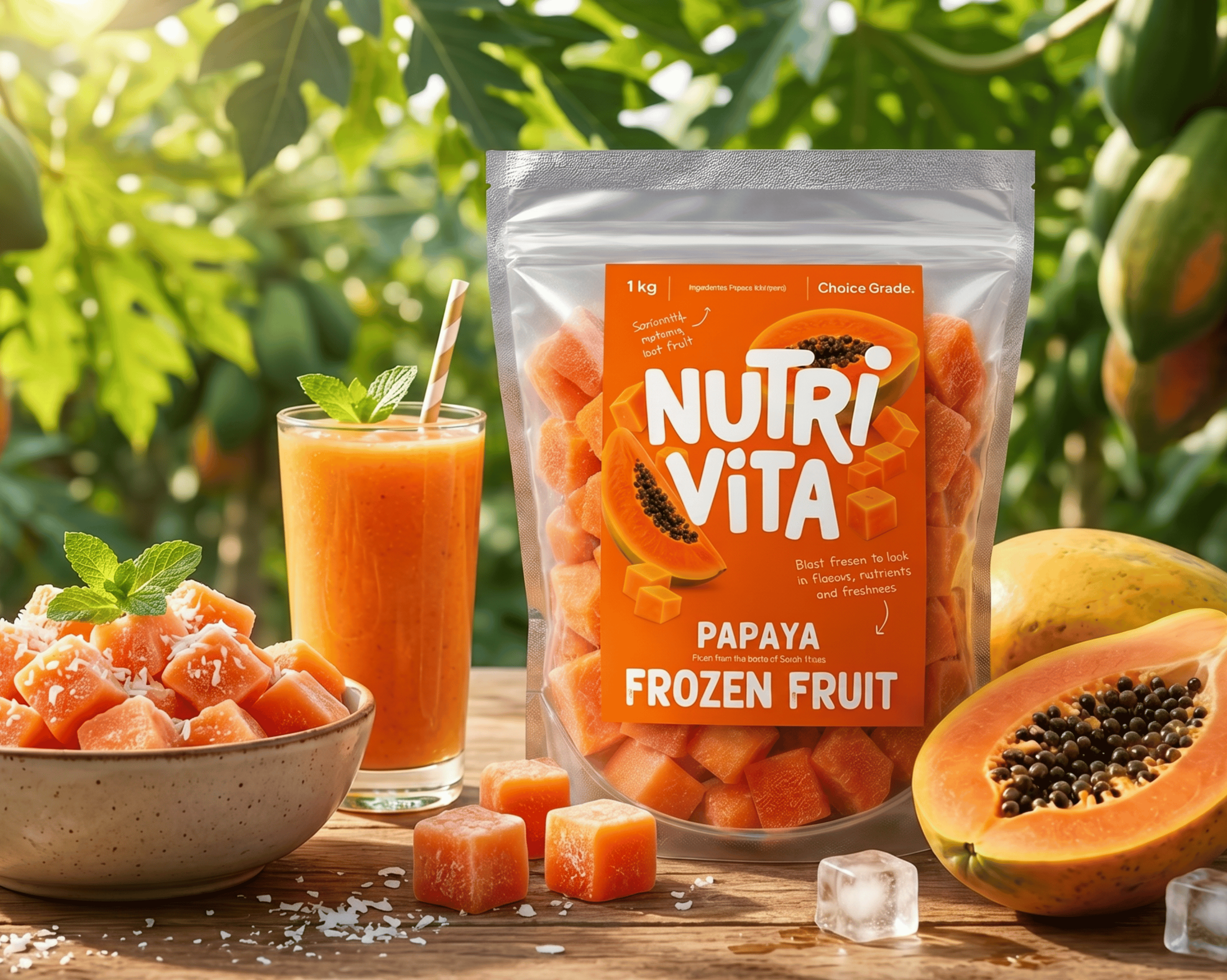 Frozen Fruit — 1kg Packs, Zero Waste | NutriVita SA