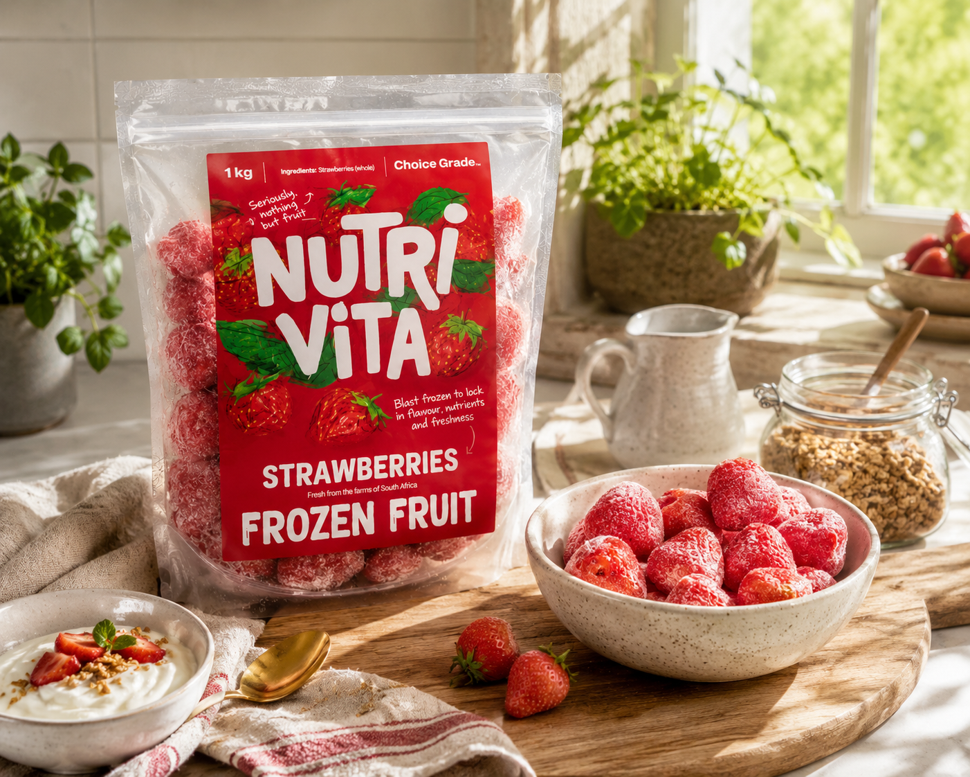 Frozen Strawberries — 3 x 1kg
