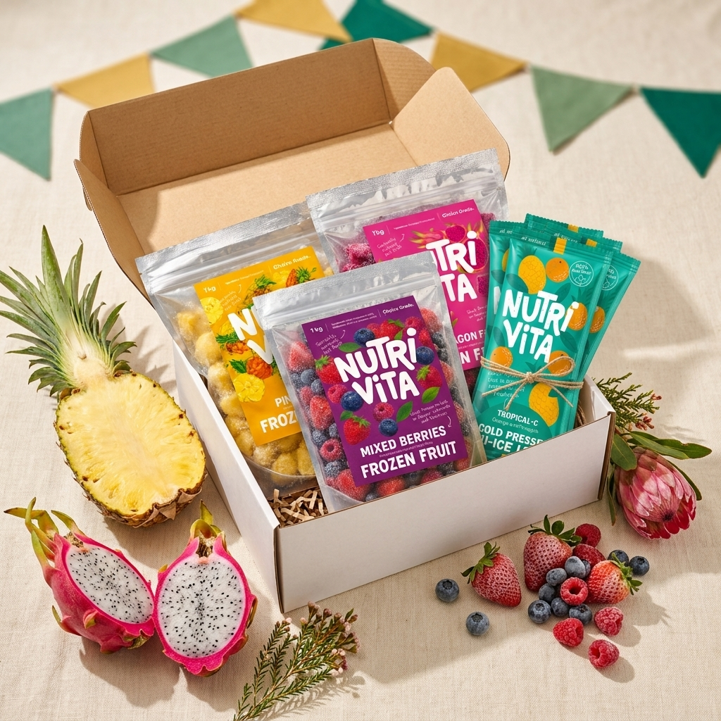 Spring Box Fruit Combo plus juIce Lolly